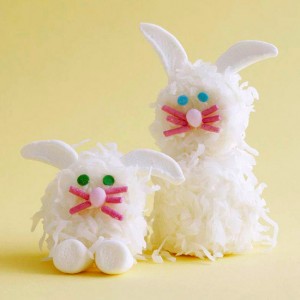 marshmellow easter bunnies