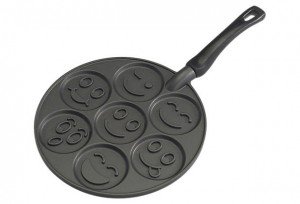 smily face pancake pan