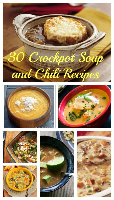 30 Crockpot Soup and Chili Recipes